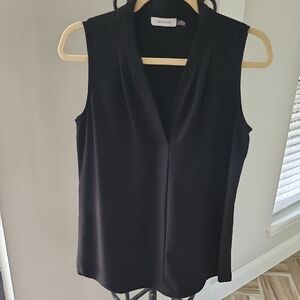 Calvin Klein Black Sleeveless Tank Top